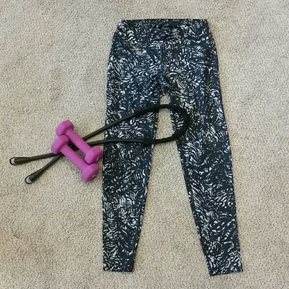 Jockey Essential Legging, Magnet gray print, sz M
